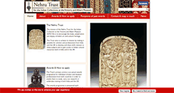 Desktop Screenshot of nehrutrustvam.org