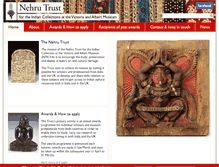Tablet Screenshot of nehrutrustvam.org